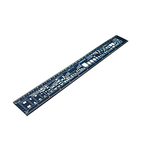 Regla multifuncional PCB 30cm para electrónica set 10 piezas miniatura 2