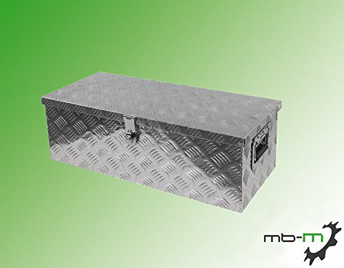 mb-m Werkzeugkasten aus Aluminium 76x33x24cm Staubox Alubox abschließbar PKW Anhänger