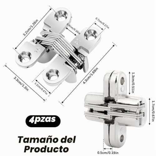 Mejores comprativas On-line Bisagras ocultas de acero inoxidable los preferidos por los clientes. 13 Imagen adicional