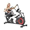 VANSWE Recumbent Elliptical Cross Trainer – Full-Body Low-Impact Recumbent Exercise Bike with Bluetooth App, Magnetic Resistance, Quiet Belt Drive for Seniors & Home Rehab