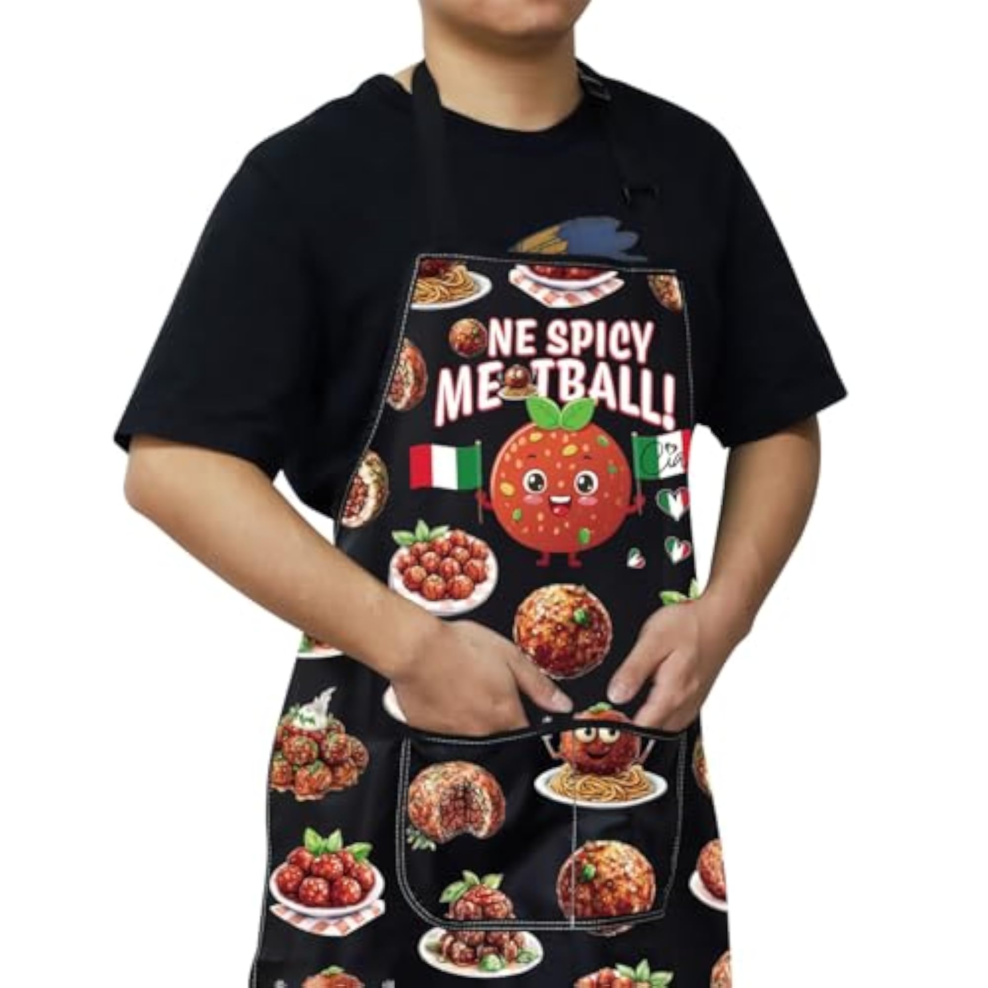 Spicy Meatball Kitchen Apron Gift