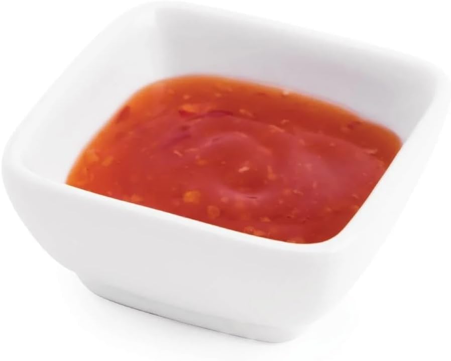 Olympia Miniature Rounded Square Dishes 60mm Porcelain White Serving Bowls 12pc