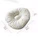 EFELIM Large Nest Pillow with Cotton Cover, Skin Friendly Lounger Pillow Multifunctional Soft Floor Lounger Pillow Baby Shower (Silvery, 23.6x29.5inch)