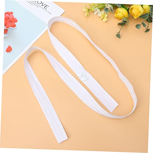 VILLCASE 10Pcs Zíperes De Tenda De Costura Faça Você Mesmo Zíper De Colcha De 2 Puxadores Zíper De C