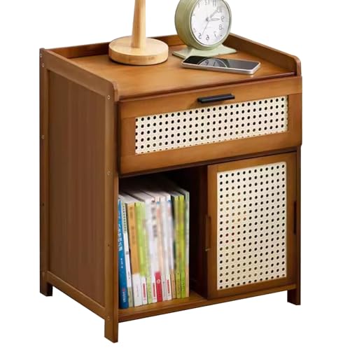 Étagère de rangement simple pour la maison avec casier et tiroirs ouverts