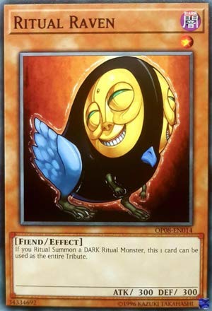 Yu-Gi-Oh! - Ritual Raven - OP08-EN014 - Common - Unlimited Edition - OTS Tournament Pack 8