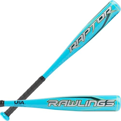 Rawlings | Raptor T-Ball Bat | USA | -12 | Neon Blue | 26 inch