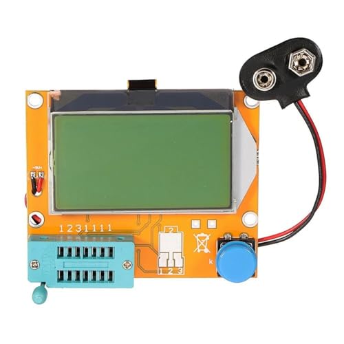 Hanabitx LCR-T4 - Medidor ESR de transistor, diodo, triodo, capacitancia, inductancia SCR, herramientas multímetro sin estuche