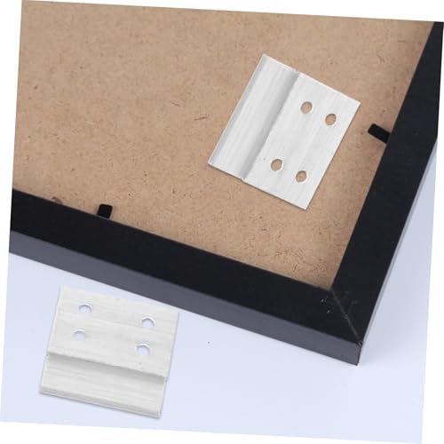 Image of 2pcs Heavy Duty Z Bracket French Cleat Hangers for Wall Mounting Aluminum Picture and Mirror Hanging Hardware Suitable for Artwork and Headboard Installation
