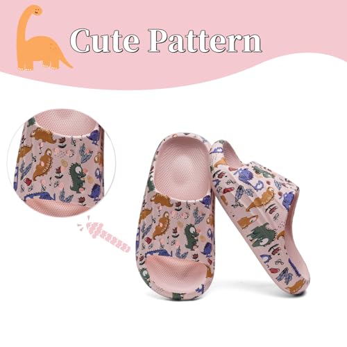Image of DAYUMKOU Toddler Boy Sandals Girls Footwear Cute Open Toe Beach Slides Indoor Outdoor Kids Slippers Lightweight Pool Shoes
