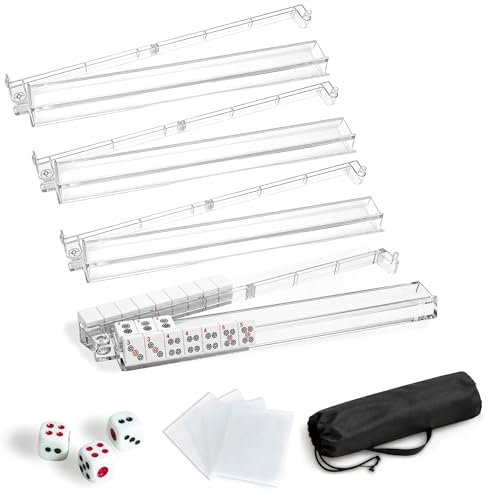 Accesorios Completo para Mahjong Americano con Racks y Dados