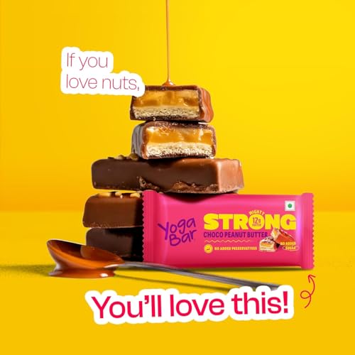 Image of Yoga Bar Strong Choco Peanut Butter Bar, 50 gm