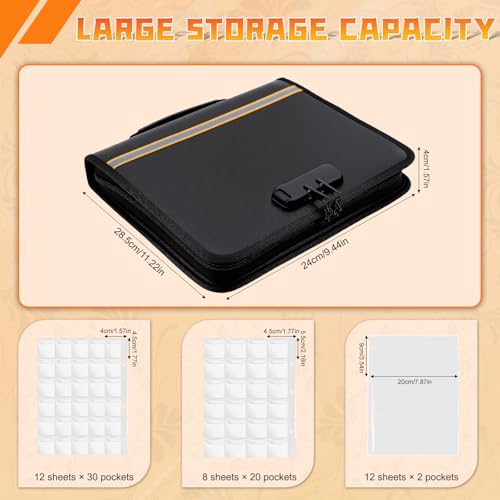 Álbum para colección de monedas con cerradura y capacidad 556 miniatura 2