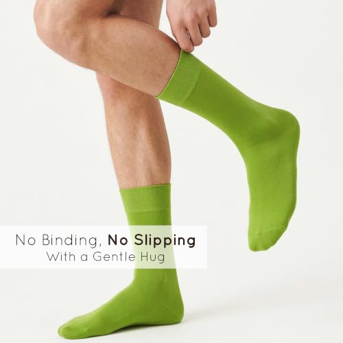 Image of Mysocks Unisex Extra Fine Combed Cotton Crew Socks |5 Pairs Set | Seamless Toe | Make Your Steps Enjoyable