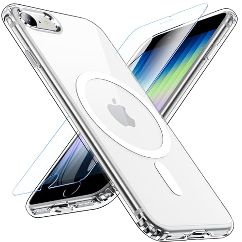 Coque iPhone SE antichoc MagSafe pour éviter les rayures d'écran et les bris de vitre arrière