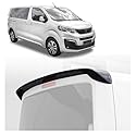CHROMEMASTER | Dachspoiler Heckspoiler Kompatibel mit Peugeot Traveller 2016+; Auto Zubehör - Spoiler für Auto; Polyurethan; Zum Lackieren; Montagemethode: Klebstoff | Optisches Autotuning; ABE