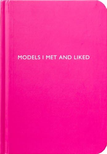 Archie Grand Models I Met and Liked Blank Notebook, Fuchsia (AG-P037)