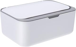 Creative Tissue Box Large Capacity PP Pullout Moisture Protection | Living Room Gifting Use, Onehand Operation, Stylish Rectangular Design, Keeps Contents Dry and Organized