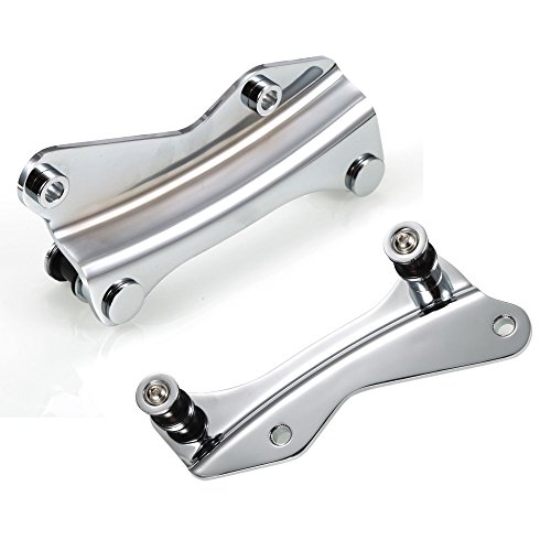 Tjmoto Chrome Four Points 4 Point Docking Hardware Kit For Harley Davidson Electra Glide Road King 2014-2019 #TOP2