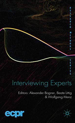 Interviewing Experts (ECPR Research Methods) view 2