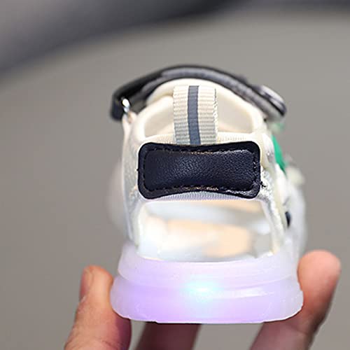 Toddler Kids Baby Girls Boys Sandals Girls Shoes Soft Sole Colorful Bright Light Baotou Sandals Toddler Boy Sandals 54