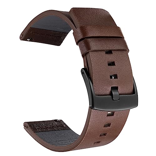 Bracelet montre connectée en cuir véritable 20mm 22mm pour Huawei GT et Honor Magic