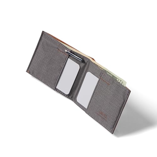 Image of Allett Sport Wallet, RFID Blocking Slim (Leather, Hazel Brown) | Slim Minimalist Front Pocket Leather Sport Wallet, RFID Blocking, Water-Resistant, Holds 4-24+ Cards & Cash, Men & Women