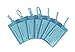 7 Pack TravelMore Luggage Tags For Suitcases, Flexible Silicone Travel ID Identification Labels Set For Bags & Baggage - Blue