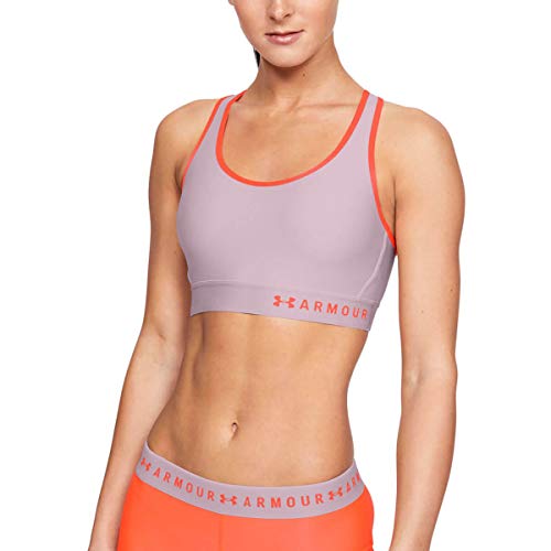 Image of Under Armour Women's Armour Mid Heathered Sports Bra