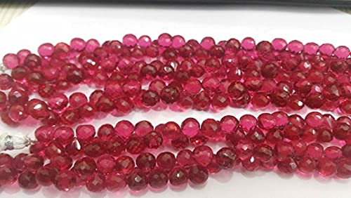 Tourmaline rose facettée 7mm : perles idéales pour créer vos bijoux d'été