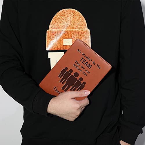 Image of Team Leader Gift Boss Notebook Gift Boss Appreciation Gifts We Wouldn't Be The Team That We Are Without You Thank You Team Coach Leader Employee Birthday Gifts (Be the Team)