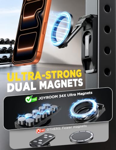 Joyroom Magnetic Phone Holder w/ Dual-Sided Magnets & Extension Hook - image 2