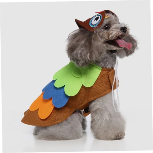 Disfraz Búho para Perro Mediano DOITOOL Halloween miniatura 2