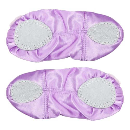 iiniim Ballet Shoes for Girls Soft Sole Ballerina Shoes Gymnastic Shoes Purple 283