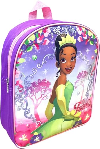 Ruz Princess Tiana Toddler Girl 12 Inch Mini Backpack (Pink-Blue), Medium2