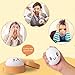 Dumpling Squishy, Dumpling Squishy Mystery Box, Silicone Dumpling Stress Ball Fidget Toy, Cute Design for Stress Relief, Easter Gift for Kids Adults (Pink)
