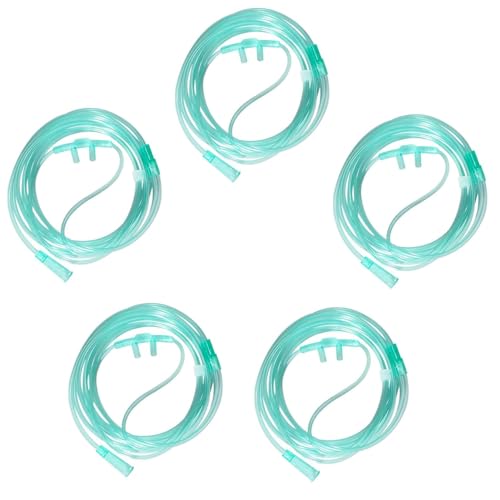 Materiali di alta qualità: le cannule di ossigeno nasale sono realizzate in materie plastiche di alta qualità per garantire la sua durata, sicurezza e igiene e la cannula di ossigeno nasale è abbastanza morbida da non causare danni alle tombe nasali.