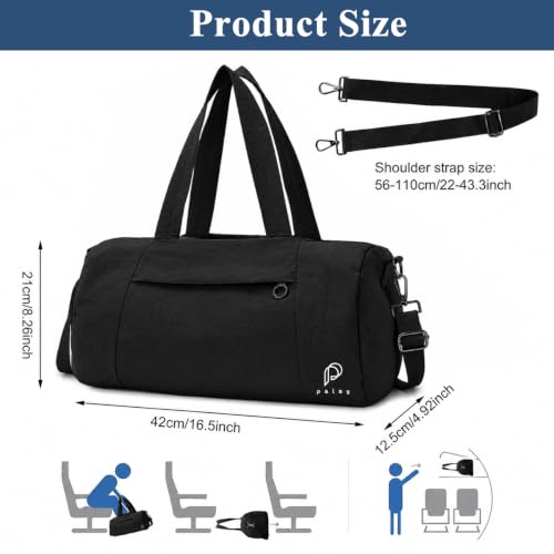 Image of PALAY Women Gym Bag with Wet Pocket and Shoe Compartment for Traveling