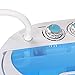 JupiterForce Portable Clothes Washing Machines with Drain Pipe, Mini Compact Twin Tub Spin Dryer Laundry Machine for Bathroom, Dorms, Apartments, Blue