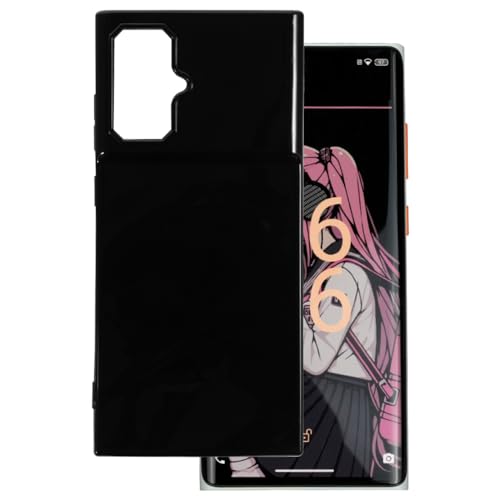 OAGELIM �P�[�X MOONDROP MIAD01 5G �Ƃ̌݊������� Case �ϏՌ�TPU�\�t�g�t���L�V�u���W�F���ی�d�b�J�o�[ �σX�N���b�`���~���^���[���x���̑ϗ��� (�u���b�N)