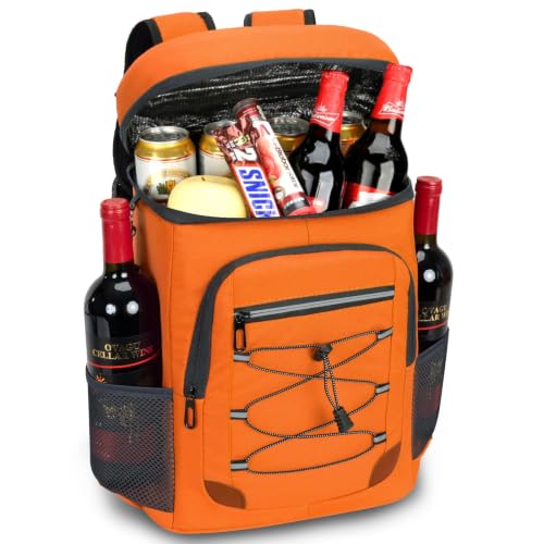 AMNOW 36-Can Backpack Cooler — Orange