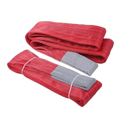 Image of Heavy Duty Polyester Sling Belt (Pack of 2) | Reinforced Webbing Belt for Industrial, Construction & Handling Work (5 Ton 3 Mtr)