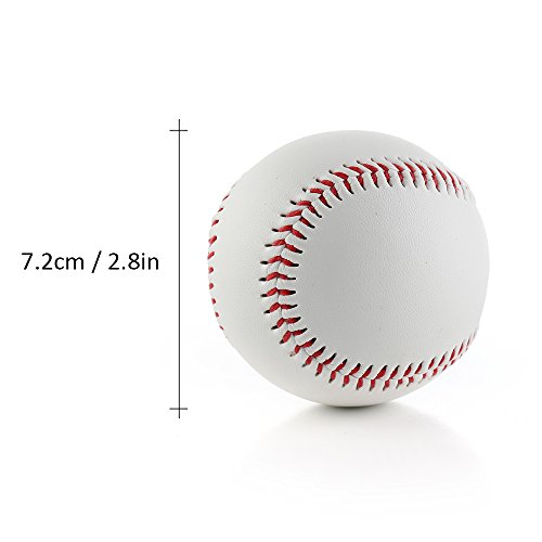 Andoer Bola de treinamento de beisebol 9 PU de alta qualidade Bola de combate de enchimento suave
