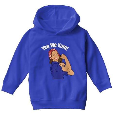 Tcombo Yes We Kam - Kamala 2024 Toddler/Youth Fleece Hoodie