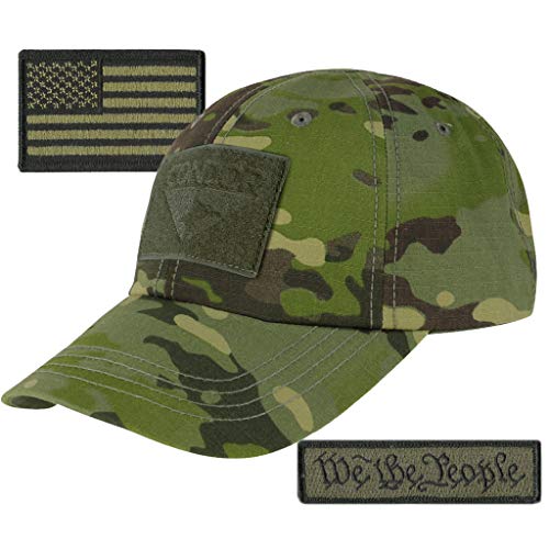 We The People & USA Tactical Patch with Condor Operator Cap Bundle
