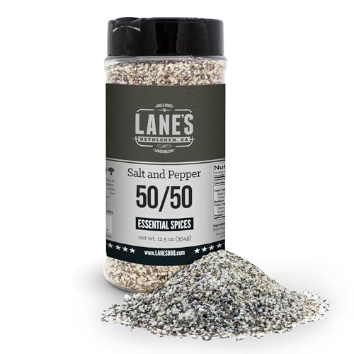 Lane's Coarse Salt and Pepper 50/50, 12.5 oz