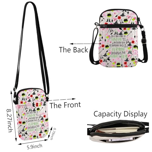 TSOTMO If You Care To Find Me Musical Theatre Crossbody Bag The Musical Theater Fans Gift Stylish Gift For Theatre Lovers2