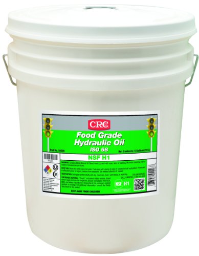 CRC Food Grade Hydraulic Oil, 0 to 375 Degrees F Temperature Range, 5 Gallon Pail, ISO 68