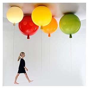 Plafondlamp Kleurrijke Ballon Plafondlamp, Kind Slaapkamer Lamp Kamer Licht, Studie Woonkamer Kleuterschool Bar Pub Plafondlamp 20 cm (Body Kleur: Wit, Wattage: Ceilin gemonteerd D20CM )