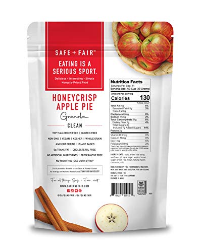 Image of The Safe + Fair Food Company Honeycrisp Apple Pie Granola - 12oz, 6 Pack